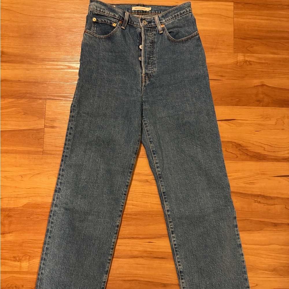Levi’s ribcage straight jeans